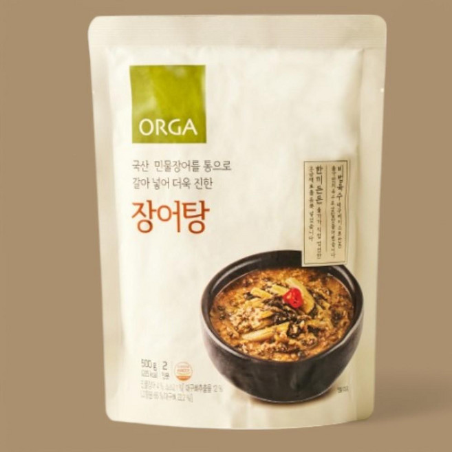 올가 일품 밀키트 즉석국 장어탕 500g, 1개