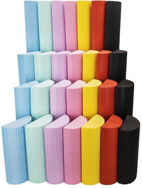 반원 폼롤러 반달 미니 폼플러 필라테스 45 60 90cm A02, B_사쿠라 핑크  30x15x7.5cm, 1개