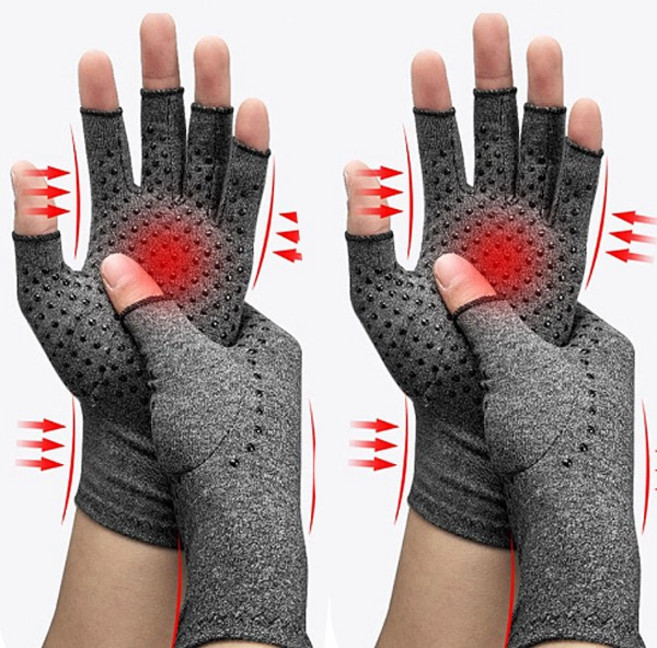 (주)에이스샵_ 1+1 남여공용 압박장갑 손목터널증후군 압박보호대 마디통증 컴퓨터 작업 압박, 압박장갑(S-2개)1세트, 2개