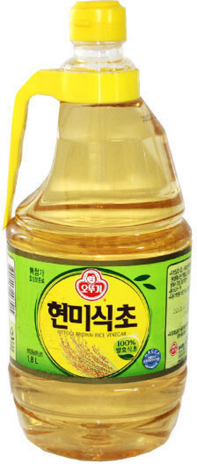 (무)오뚜기 현미식초, 3개, 1.8L