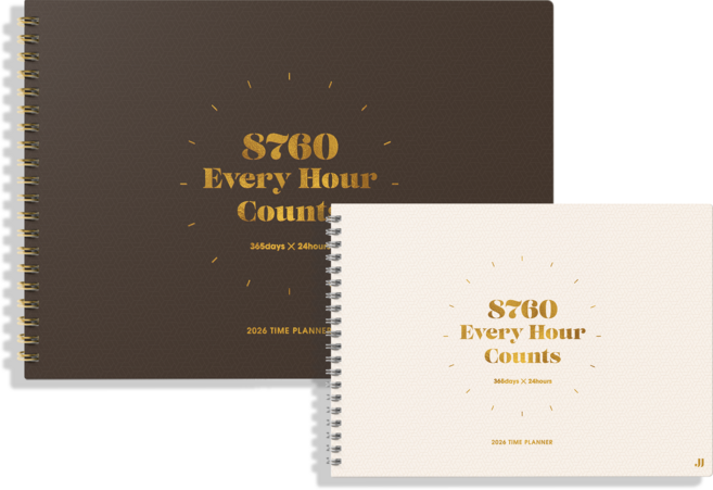 2026년 위클리 다이어리 플래너 스케줄러 8760, 1개, 베이지골드라떼
