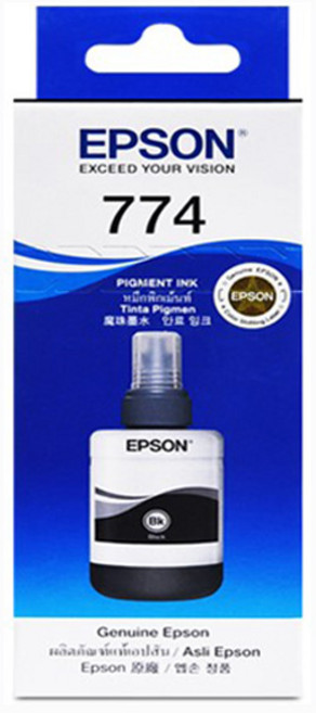 엡손 T774 T664 정품잉크 L605 655 L1455 M100 M105 M200 옵션선택, T774100 (검정/정품잉크), 1개