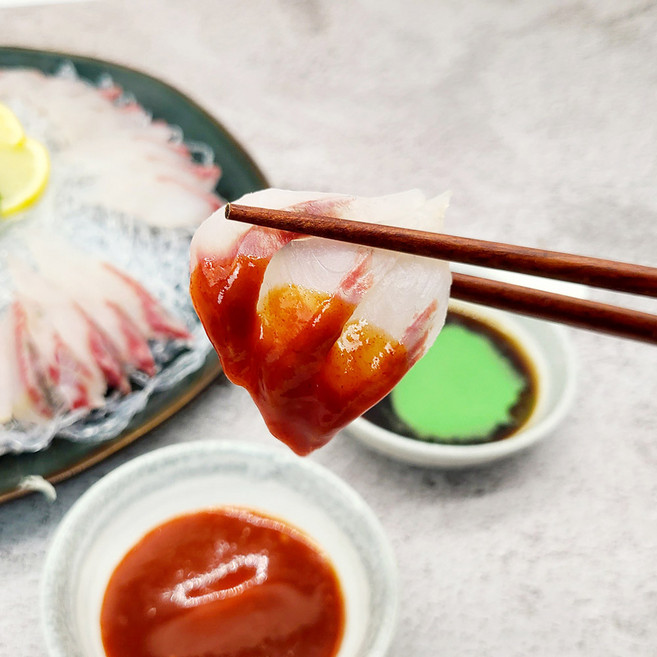 [착한어부] 자연산 숭어회 300g + 초장세트, 1개