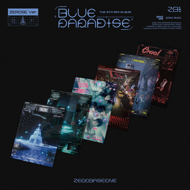 제로베이스원 ZEROBASEONE ZB1 미니 5집 BLUE PARADISE 앨범 / ZEROSE 제로즈 버젼선택