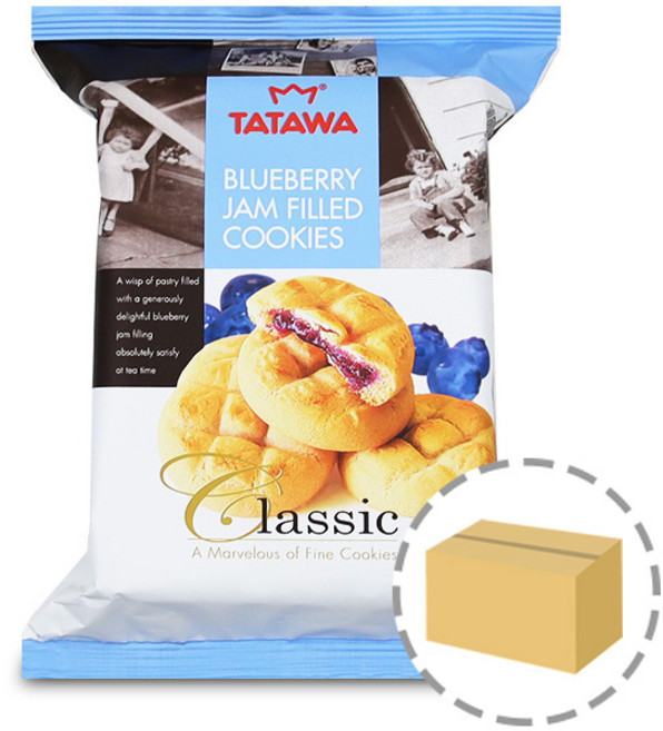 타타와 블루베리잼 쿠키 60g 1BOX (24개입), 1개