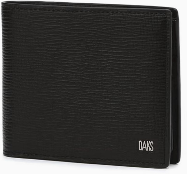 닥스 내부 체크라인 포인트 소가죽 반지갑 (선물포장)