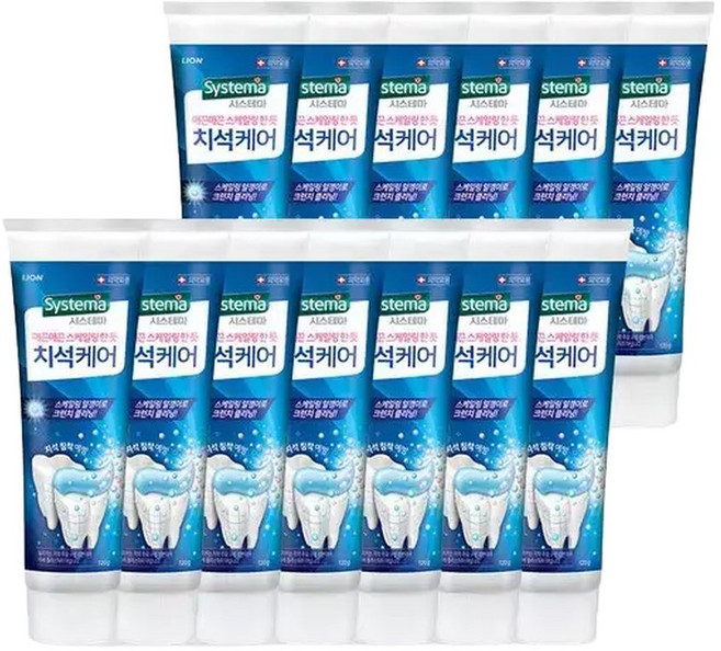 시스테마 치석케어 치약 120g x 13개