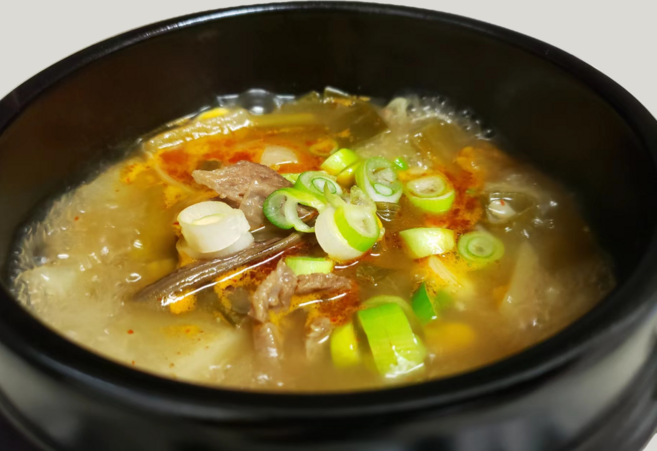 100% 국내산 한우 가마솥 보양식 소고기 국밥, 510g, 4개