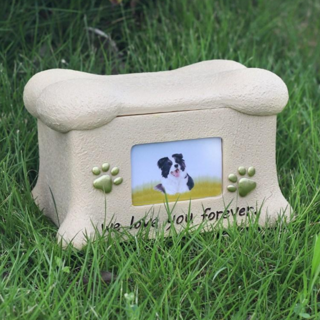 반려동물 유골함 밀폐 방습 보관 동물 유골함 강아지 고양이 동물 유골 함 유골 단지, 1개