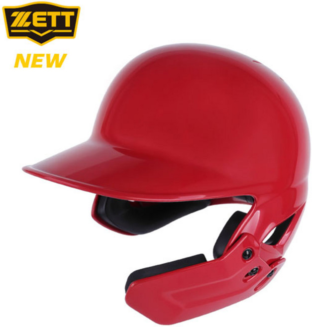 제트 검투사 양귀헬멧 BHLK-80 유광 적색 우타자용 야구헬멧