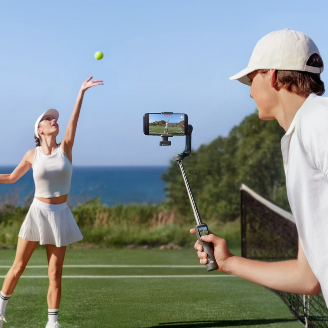 全新DJI Osmo Mobile 8P/全能 Vlog 套裝/AI 追蹤模組套裝/公司貨, 灰色, 1個, 全新DJI Osmo Mobile 8P/AI 追蹤模組套裝/公司貨