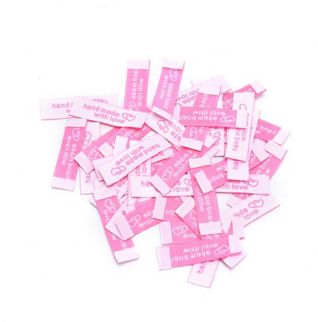 핸드메이드라벨 17 스타일 50pcs 맞춤 봉제 라벨 맞춤 의류 태그 이름 태그 수제 레이블 111241, 50pcs_6