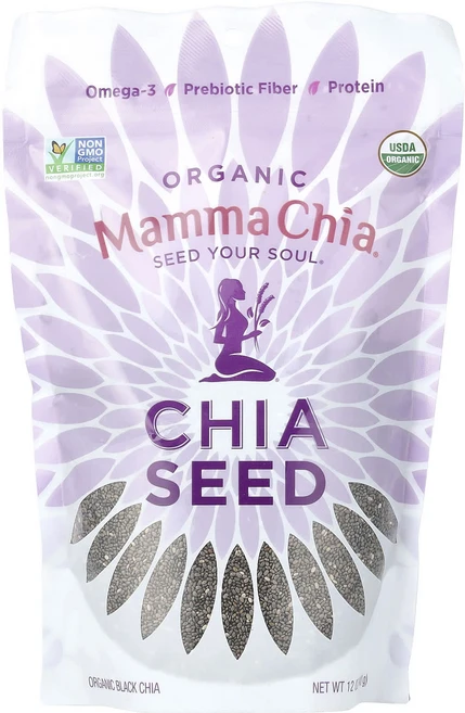 Mamma Chia 유기농 치아 씨 340g(12oz), Mamma Chia 유기농 치아 씨 340g12oz, 340g, 1개 - 쿠팡