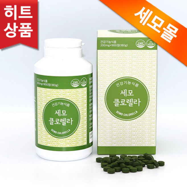 세모 클로렐라 200mg 1병 - 900정(180g), 180g, 1개