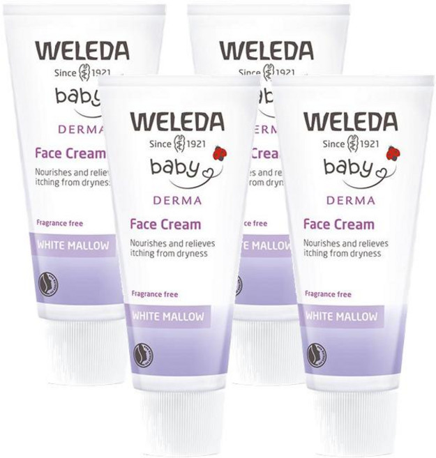 Weleda 화이트 멜로우 추출물 센서티브 페이스 크림 50mlx4개, 50ml