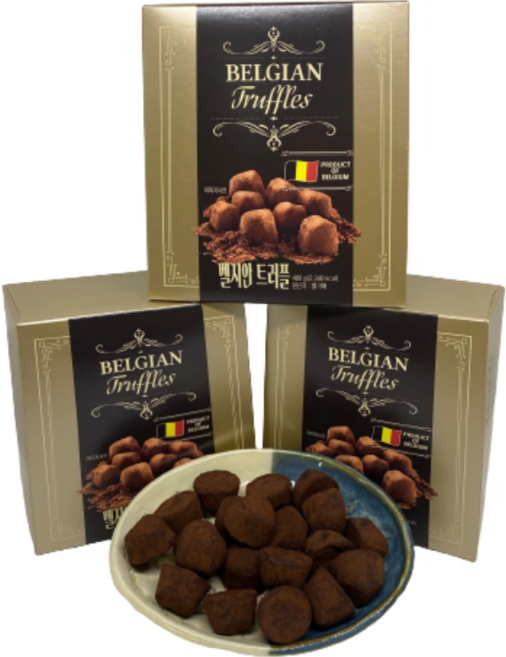 벨지안 오리지널 트러플 밀크초콜릿 프리미엄 벨기에초콜렛, 1.2kg, 1세트