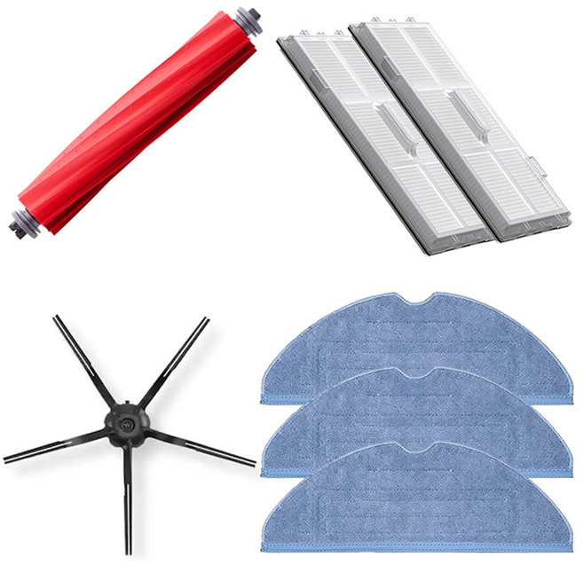 루캔택 로보락S7 plus 소모품 호환 소모품패키지 로봇청소기 호환 소모품 브러쉬 필터 물걸레 먼지봉투 더스트백 세트, 1개