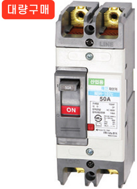 (대량구매) 나노전기 산업용 배선 차단기 NBH-102c 15A, 10개