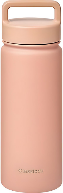 글라스락 스포티 핸들 텀블러, 페일핑크, 500ml, 1개