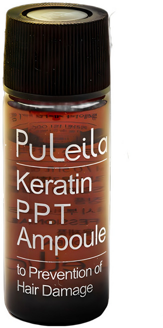 퓨레이라 케라틴 PPT 헤어앰플 손상모 단백질 집중케어 펌 염색 매직 전처리, 9개, 15ml