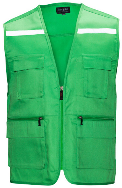 어벤툴즈 대영 2002A시리즈 작업복 산업용작업복 안전조끼 TC조끼(일반형), XL, 연두색, 1개