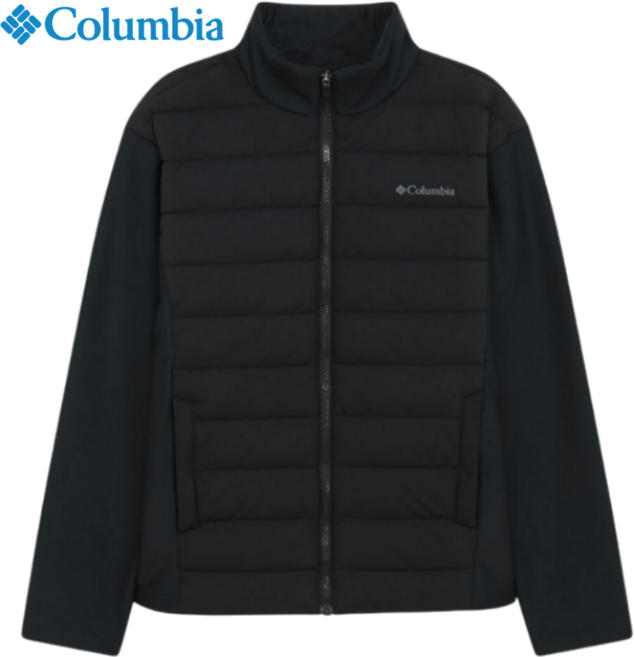 [매장정품] 컬럼비아 남성 경량패딩 방한 방풍 보온 여행 캠핑 등산 낚시 트레킹 사무실 이월상품 따듯한 하이브리드 자켓 가벼운 점퍼