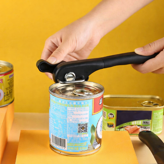리치라라 업소용 쉽게 여는 안전 캔따개, 1개, 블랙