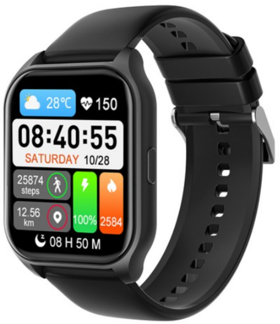 DAICOO 다이코 통화가능 GPS 블루투스 스마트워치 42mm R8, 블랙R8, 4.2cm, GPS + 블루투스
