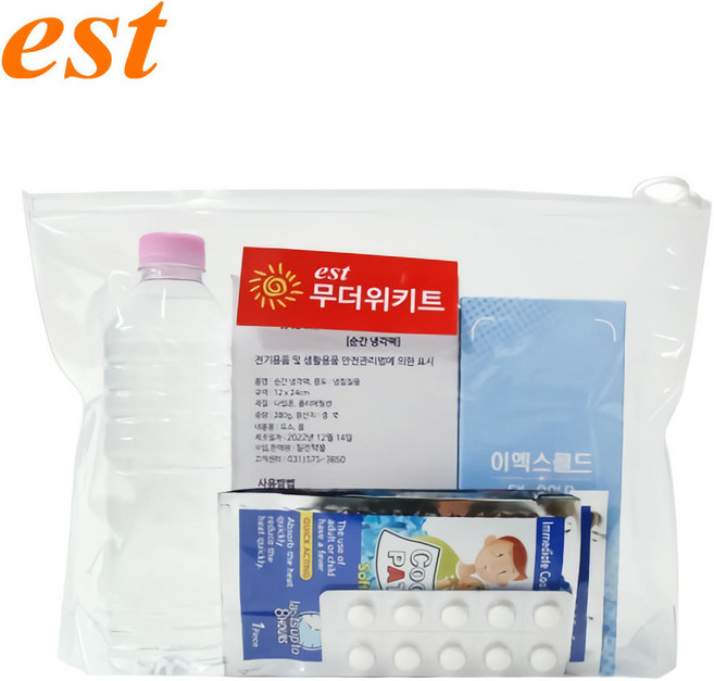 혹서기 여름 고체온증 폭염 응급키트 무더위 대비 구급함 est 키트, est 무더위키트, 1개