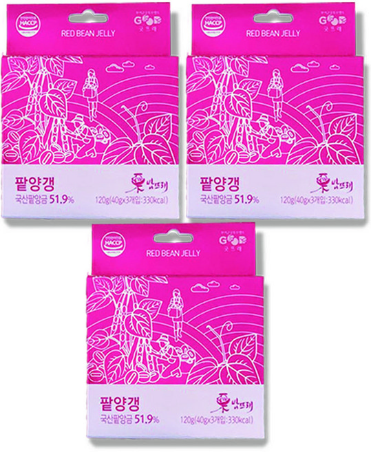밤뜨래 팥양갱 120g 3세트 1월15일까지, 1개