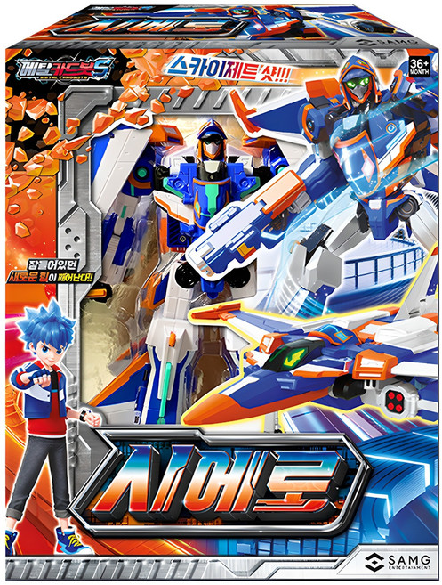 메탈카드봇 S 시에로 로봇장난감, 혼합색상, 1개