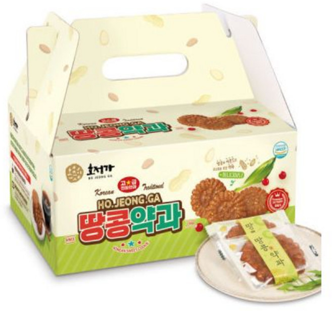 호정가 흑임자도나스 (16개입) / 고소한 풍미의 달콤 촉촉한 옛날과자, 1