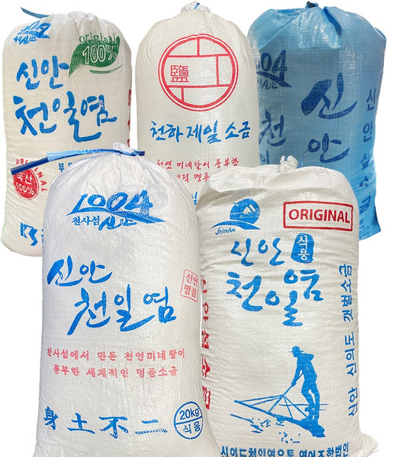 신안 천일염 명품 굵은 소금, 20kg, 1개