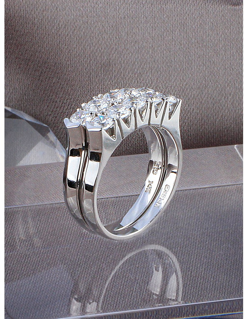 1부 쌍지 천연 다이아 5개 10개 골드 쌍가락지 기념일 예물 반지 생일 엄마 선물 칠순