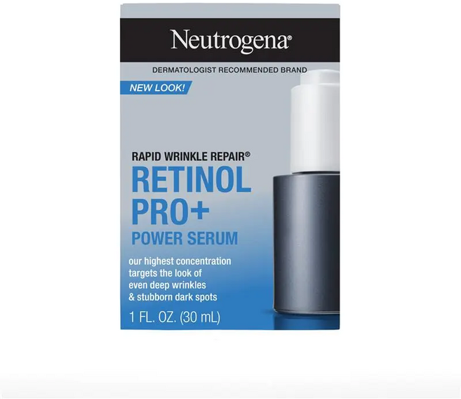 露得清 Neutrogena Retinol Pro 強效視黃醇精華液 改善深層皺紋和黑斑 重現年輕光彩, 1件, 30mL