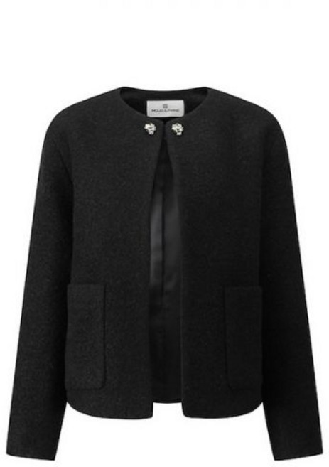 [모조에스핀] 금속장식 라운드 자켓 BKJ244MSF405