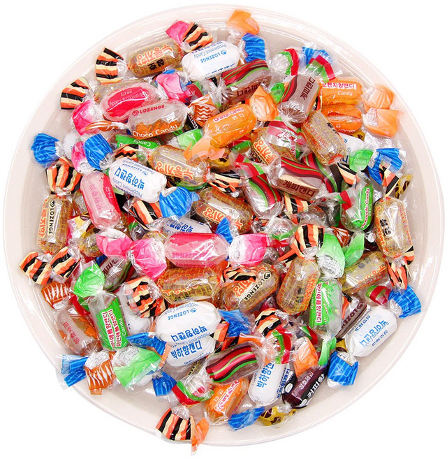 웰링스 대용량 업소용 벌크 디저트 캔디 행사 어린이집 답례품 종합 사탕, 1개, 2.5kg