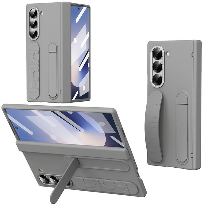 YINUO 갤럭시 Z 폴드3 4 5 6 7 힌지보호 그립 스탠드 케이스 호환