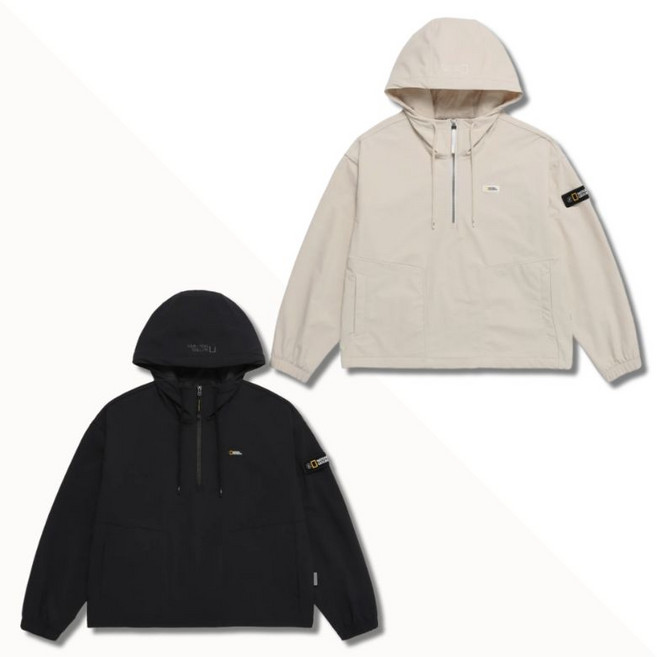 백화점정품 내셔널지오그래픽 여자 후드 반집업 트레이닝 후리스 아웃도어 캠핑 등산 낚시