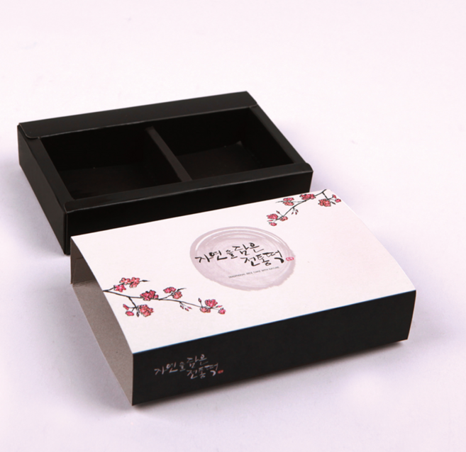 [이룸디앤피] 슬리브형 떡박스, 100개, 2구