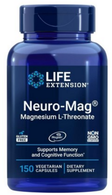 Life Extension 라이프 익스텐션 뉴로-매그 마그네슘 L-트레오네이트 90정, 2개