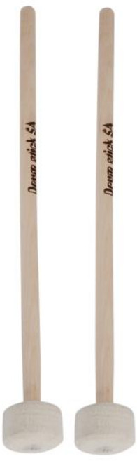 드럼 말렛 스틱 펠트 헤드 팀파니 큰 망치 타악기 1 쌍, 한개옵션0, 1개