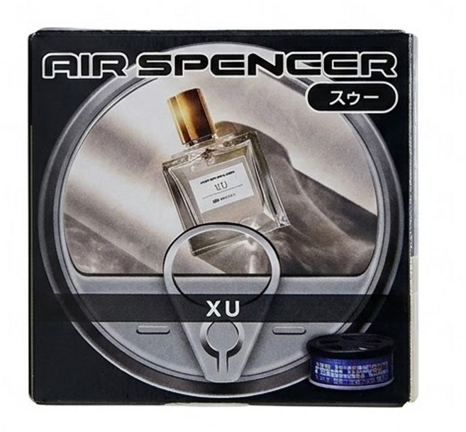 정식수입 에이코샤 영광사 에어스펜서 Air Spencer 고급 차량용 방향제 양면 사용 캔타입 실내 탈취용, 스우(XU), 1개
