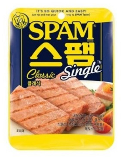 스팸 싱글 클래식, 80g, 1개