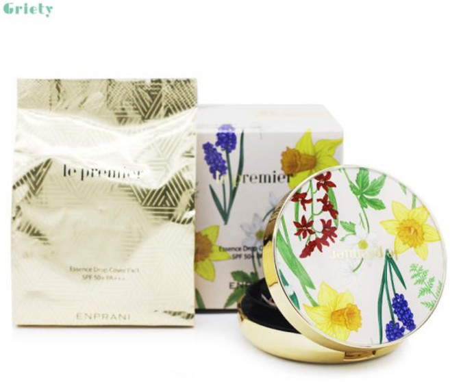 엔프라니 르 프리미어 에센스 드롭 커버 팩트 15g + 리필 15g, 1개