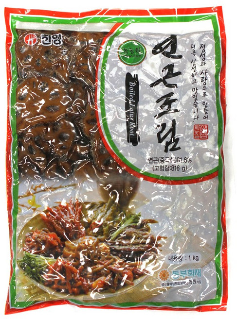 한영 연근조림 1kg x10개, 10개