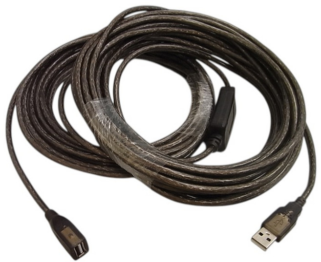 易控王 USB 2.0 延長線 訊號放大線 公對母 AM-AF, 1個, 30-705