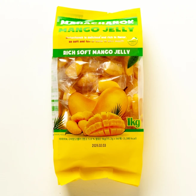 마하차녹 구미망고젤리, 1kg, 1개 - 쿠팡
