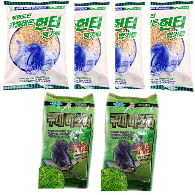 해신 벵에돔 빵가루 4봉+구레마스터 집어제 2봉 세트상품, 1개, 6kg