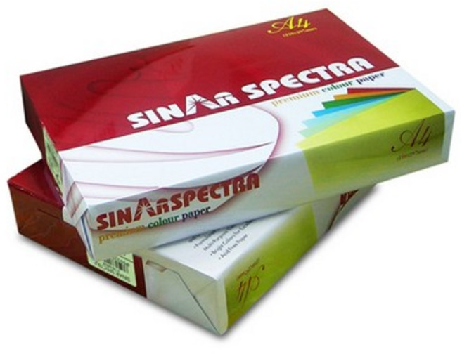 SINARSPECTRA 컬러 복사용지 A4 핑크 80g 500매, 단품, 1개
